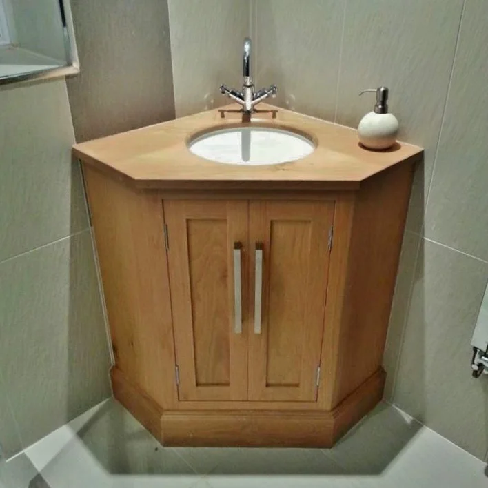 Handmade bathroom units North Wales